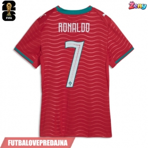 Lacne Ženy Futbalové dres Portugalsko Cristiano Ronaldo #7 MS 2026 Krátky Rukáv - Domáci